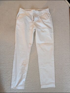 Brooks Brothers Red Fleece White Men's Chinos - Straight Leg